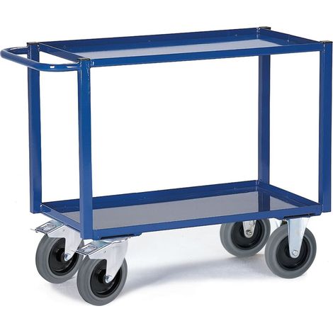 Rollcart Tischwagen mit 2 Blechwannen 1200x700mm