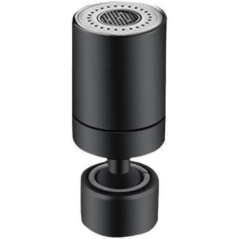 Buse de robinet de lavabo 2 modes, robinet à dosseret rotatif à 360 °, aérateur en laiton, évier de cuisine, robinet pressurisé aérateur barboteur (1/3)