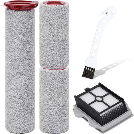 Kit de Rechange pour Aspirateur Roborock Dyad Pro/Dyad Pro Combo - 3 Rouleaux, 1 Filtre et Brosse de Nettoyage (1/5)