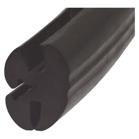 Joint d'étanchéité RS PRO noir, 20m x 21 mm x 16.5mm ( Prix pour Bobine de 20 Mètres )