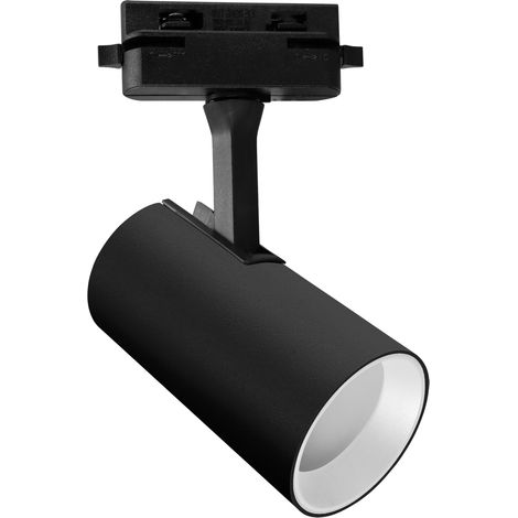 Luminaria de carril GU10 35W negra Luther TRA Ideus 04085 (1/2)