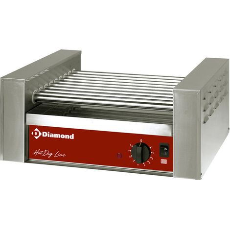 Grill saucisses électrique 5 rouleaux - Diamond
