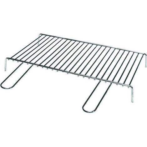 Grille Sandrigarden en acier, en fil rond avec pieds, 500x350 mm