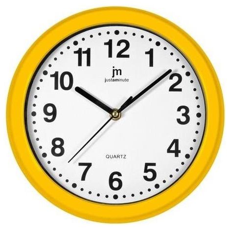 Lowell Orologio Parete Abs 25cm Giallo (1/2)