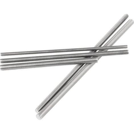 Dailygoody - Goujons pour barres en acier inoxydable - Fixation robuste - M8 x 180 mm - Durables et polyvalents - Parfaits pour l'ancrage - Lot de 2 (1/5)