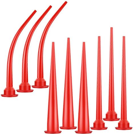 Buse de calfeutrage Applicateur de buse de calfeutrage Outil d'extension de calfeutrage Rouge (1/5)