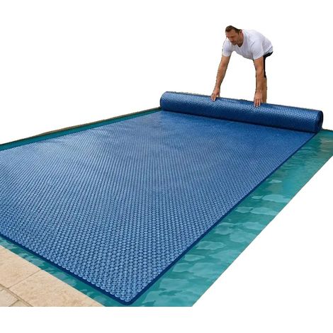 Couverture de piscine solaire, isolation thermique, protection contre les débris extérieurs, Noir (1/2)