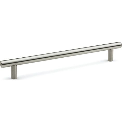 Maniglia per mobili 12-128/170 effetto acciaio inox + viti SANS MARQUE