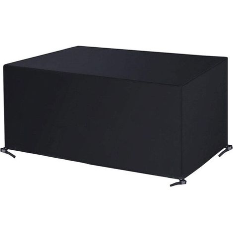 Bâche de Meubles, 24014090cm Rectangulaire Housse Canape Exterieur, Housse de Banc de Jardin Imperméable, 420D Oxford Tissu Anti-UV poussière pour Housse Table, Housse de Canapé de Jardin (1/5)