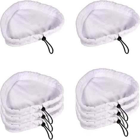 Steam Mop 8 Pieces Microfiber Cloth Steam Cleaning Microfiber Cloths Washable Mop Replacement Parts (1/5)