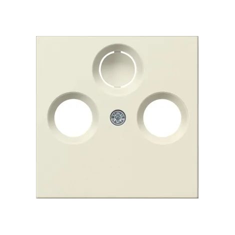 Gira Guarniz. Presa antenna coassiale System 55 Bianco crema [086901], 0869 01