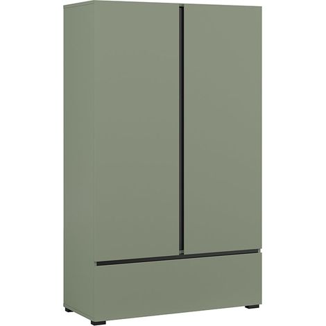 Armario pequeño 2 puertas 1 cajón Lilia Verde (1/4)
