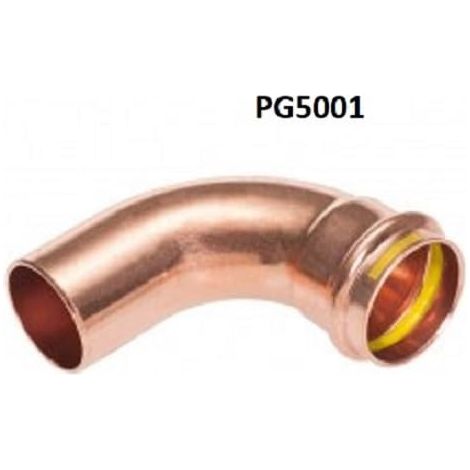 Gomito rame 90 gradi IBP PG5001 saldato gas naturale