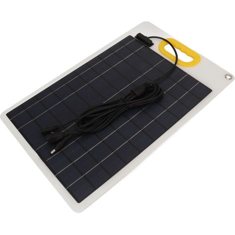 Panneau solaire portable 100 W, professionnel et performant, idéal pour le camping et la randonnée (DC 12 V/24 V, 5 A). (1/5)