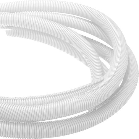 Gaine Fendue Tubulaire Protège-Fils en Conduit Flexible Blanc (1/5)