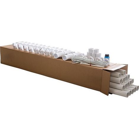 Kit de montage SR-GB-3 pour 3 prises d´aspiration avec gaine de protection