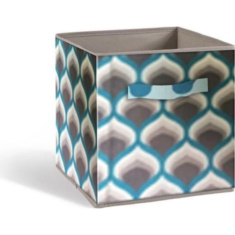 CALICOSY - Lot de 2 cubes en intissé - 28x28x27cm