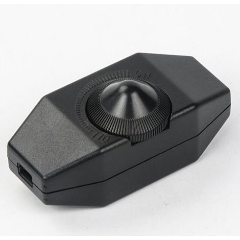 4 pièces lampe de table gradateur connecteur bouton en ligne lampe de table rotative interrupteur de lampe de table accessoires de soudage gradateur en plastique rotatif luminosité (1/3)