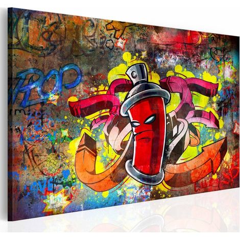 Tableau maître des graffitis - 90 x 60 cm (1/3)