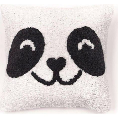 Today Cuscino Panda bianco nero 40 x 40 cm cotone