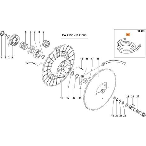 ORIGINAL SCHLAUCHAUFROLLER EMAK CH32080971
