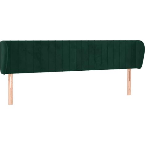 Maison Exclusive - Cabecero de terciopelo verde oscuro 183x23x78/ (1/5)