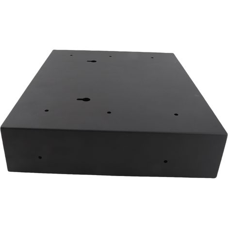 Caja fuerte negra con sensor de huellas dactilares, caja fuerte segura con protección contra taladros, caja fuerte inteligente, caja fuerte de pared portátil (1/5)