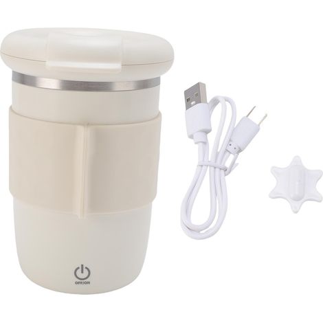 Tazza miscelatrice automatica in acciaio inox 304, capacità 420 ml, a tenuta stagna, a doppia parete. (1/5)