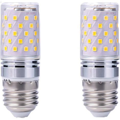 2 pièces, ampoule à vis E27 LED Edison, 12W lumière blanche 6000K, équivalent halogène 100W 120W, convient aux lampes de table, non dimmable (1/5)