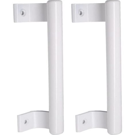 2 pièces poignée de porte coulissante 8 pouces matériau en alliage d'aluminium convient pour porte patio, porte en verre. Remplacement de certaines anciennes poignées de porte (1/5)