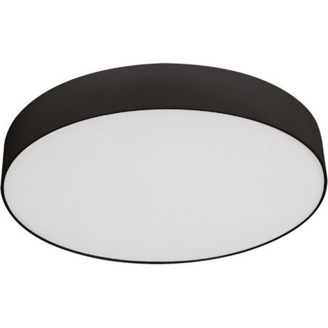 Plafonnier moderne gea led gpl383 led cct en thermoplastique noir