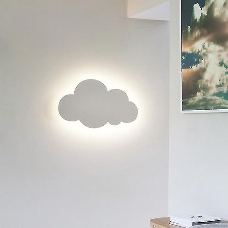 Wandleuchte – Wolkenleuchte – Innenbereich – Modern – Acryl-Lampenschirm mit integrierter LED-Beleuchtung – Kleine weiße Wolken (Ruikalucky) (1/3)