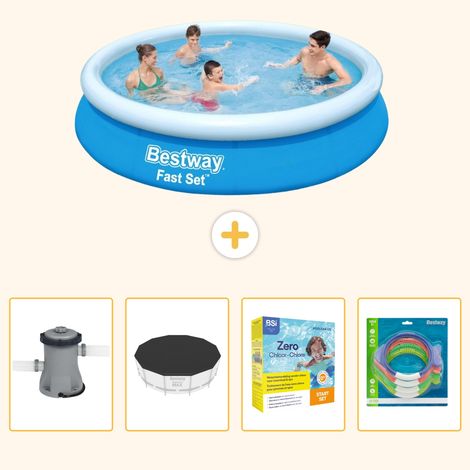 Bestway Bestway Fast Set Ronde - 366x76 cm - 5-pièces  S231 (1/5)