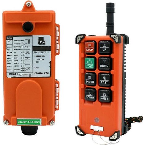 Télécommande radio sans fil industrielle F21-E1B pour camion-pompe à béton, canal 220 V, télécommande sans fil pour grue (1/5)