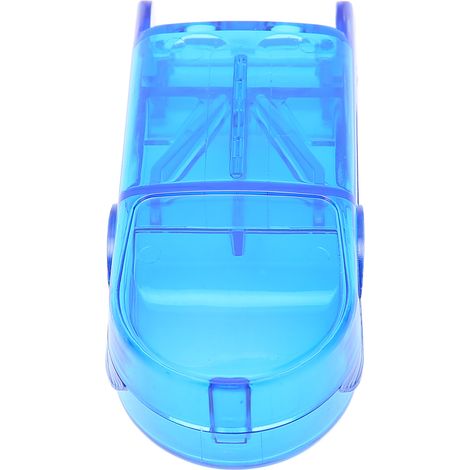 Coupe-comprimés professionnel portable de voyage, boîte de rangement pour pilules, bleu transparent, pour personnes âgées et patients (1/5)