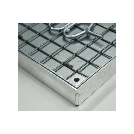 Couvercle à carreler en aluminium 60 mm – Joint néoprène – Pour mortier et béton – Installation intérieure et extérieure