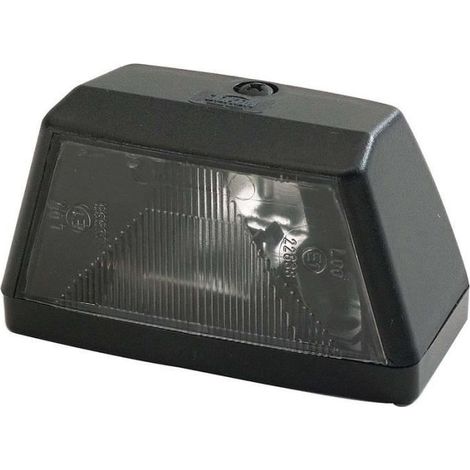 1 unité Éclairage plaque remorque, 100x56x57 mm, LED compatible 12 V, homologué pour utilisation sur véhicules routiers en