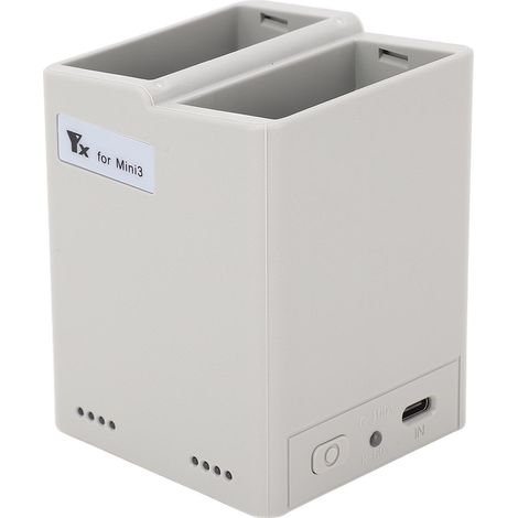 Hub de charge bidirectionnel avec vérification du niveau de batterie et chargeur USB pour drone DJI Mini 3 Pro (1/5)