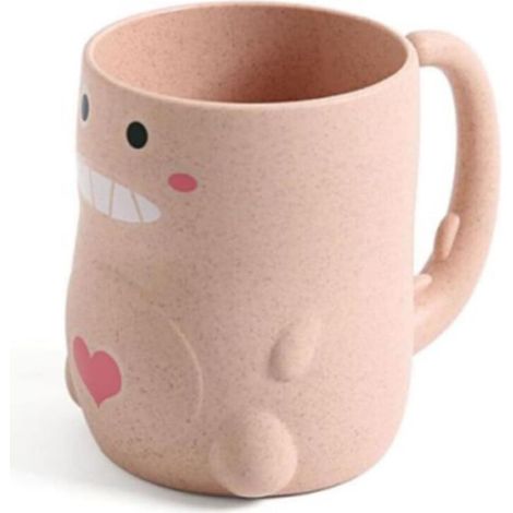 2PCS Cute Bathroom Toothbrush Cup Milk Water Cup Mouthwash Cup Gargle Cup for Kids