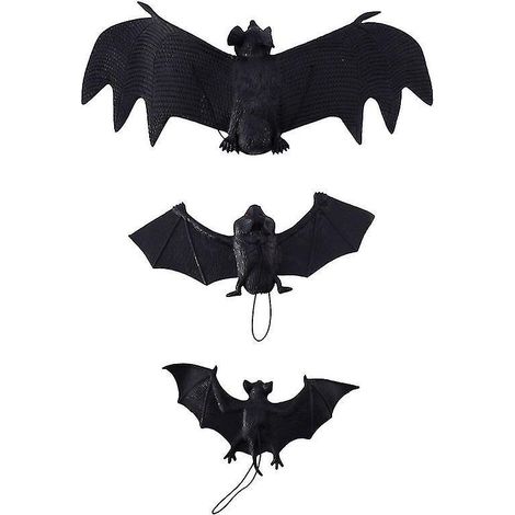 3-teiliger Fledermaus-Anhänger für Halloween-Dekorationen