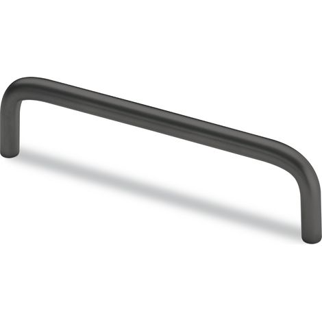 Griff Avenio, •–• 128, L 136 mm, H 32 mm, ø 8 mm, Schwarz matt (1/5)