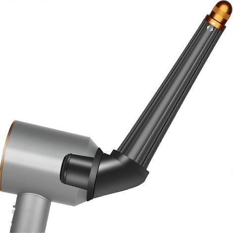 Embout long et adaptateur pour sèche-cheveux doré