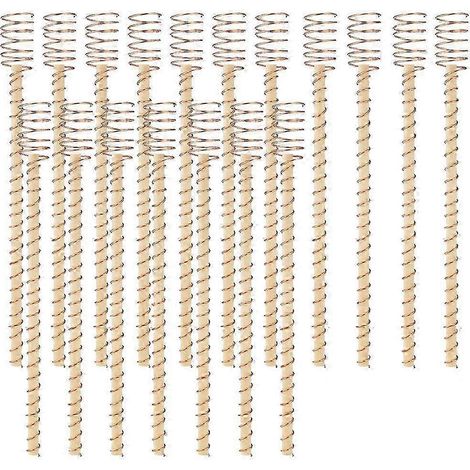 Lot de 18 supports pour plantes électro-cultivées, supports de jardin, antenne de jardin en cuivre électro-cultivée compatible avec les supports pour plantes de jardin, 12 pouces. (1/5)