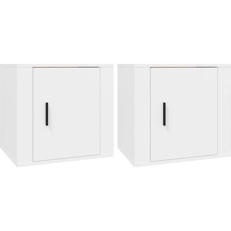 Maison Exclusive - Nachttische 2 Stk. Weiß 50x39x47 cm