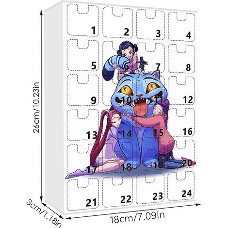 Nouveau calendrier de l'Avent Tigre - Compte à rebours de Noël - Cadeau de 24 jours (1/5)