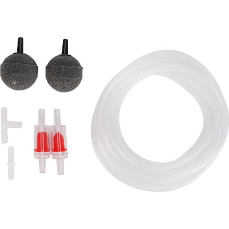 Accessoires de pompe à Air d'aquarium, ventouse, clapet anti-retour, ensemble de tuyaux à trois voies en pierre (1/5)