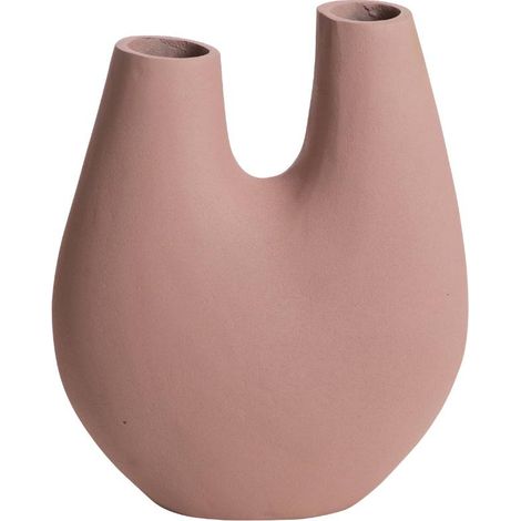 Vase rose 2 tiges en aluminium Tulipa (1/5)