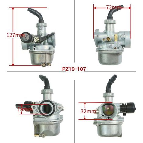 Convient aux carburateurs de quads PZ19 XR/CRF 50CC 70CC 90CC 110CC 125CC (1/4)