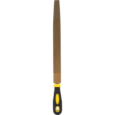 Lime diamantée brasée 6 à 12 pouces, râpe plate pour métaux durs, affûtage meulage sculpture, outil à main, lot de 12 (1/5)