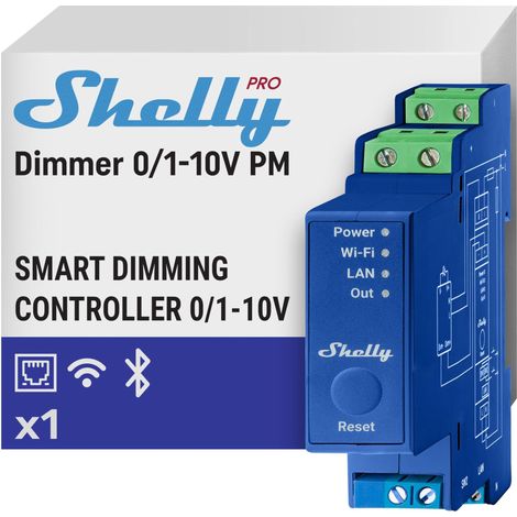 Shelly Pro Dimmer controllore d'illuminazione grigio Wi-Fi